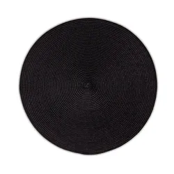 Tisch-Set Kimya PP-Kunststoff schwarz 0,2cm 38,0cmØ
