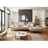 die planbar Ecksofa MP-IN23002 L-Form, 2 Teile, wahlweise mit Armteil- und Sitztiefenverstellung beige