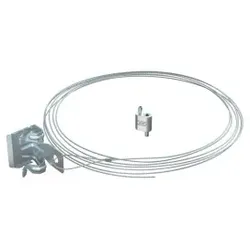 OBO 1450621 Tragseil mit Trägerklammer 1x2000mm, St, G