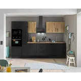 BASIC by Balculina Küchenzeile Turin 310 cm schwarz