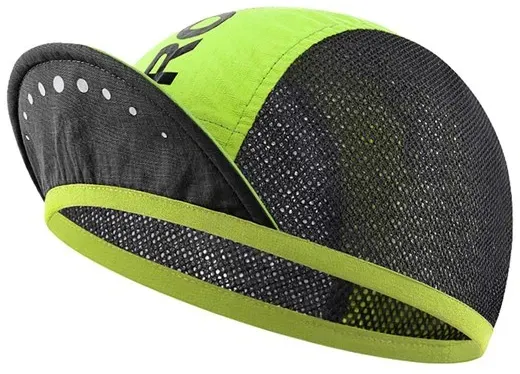 Cycling Cap with Visor Helmet Cover - Green