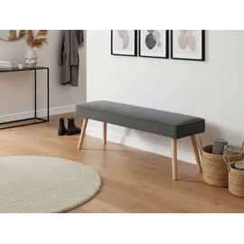 B&D home Sitzbank EMIL Anthrazit 160 x 50 x 42 cm