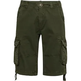 Alpha Industries Jet Cargo Shorts Dark Olive 34
