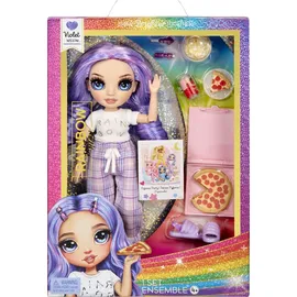 MGA Entertainment Rainbow High Junior High PJ Party Fashion Doll Violet (Purple)