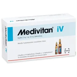 Medivitan iV Doppel-Ampullen bei Vitamin B-Mangel 8 St
