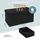 Blumtal Truhenbank Schwarz 76 x 38 x 38 cm