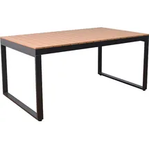 Home Deluxe SIERA Gartentisch 160 x 90 x 75 cm Grau