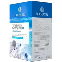 DERMASEL Totes Meer Badesalz Pur 1.5 kg Salz