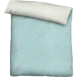biberna Hermal hellblau 155 x 220 cm + 80 x 80 cm