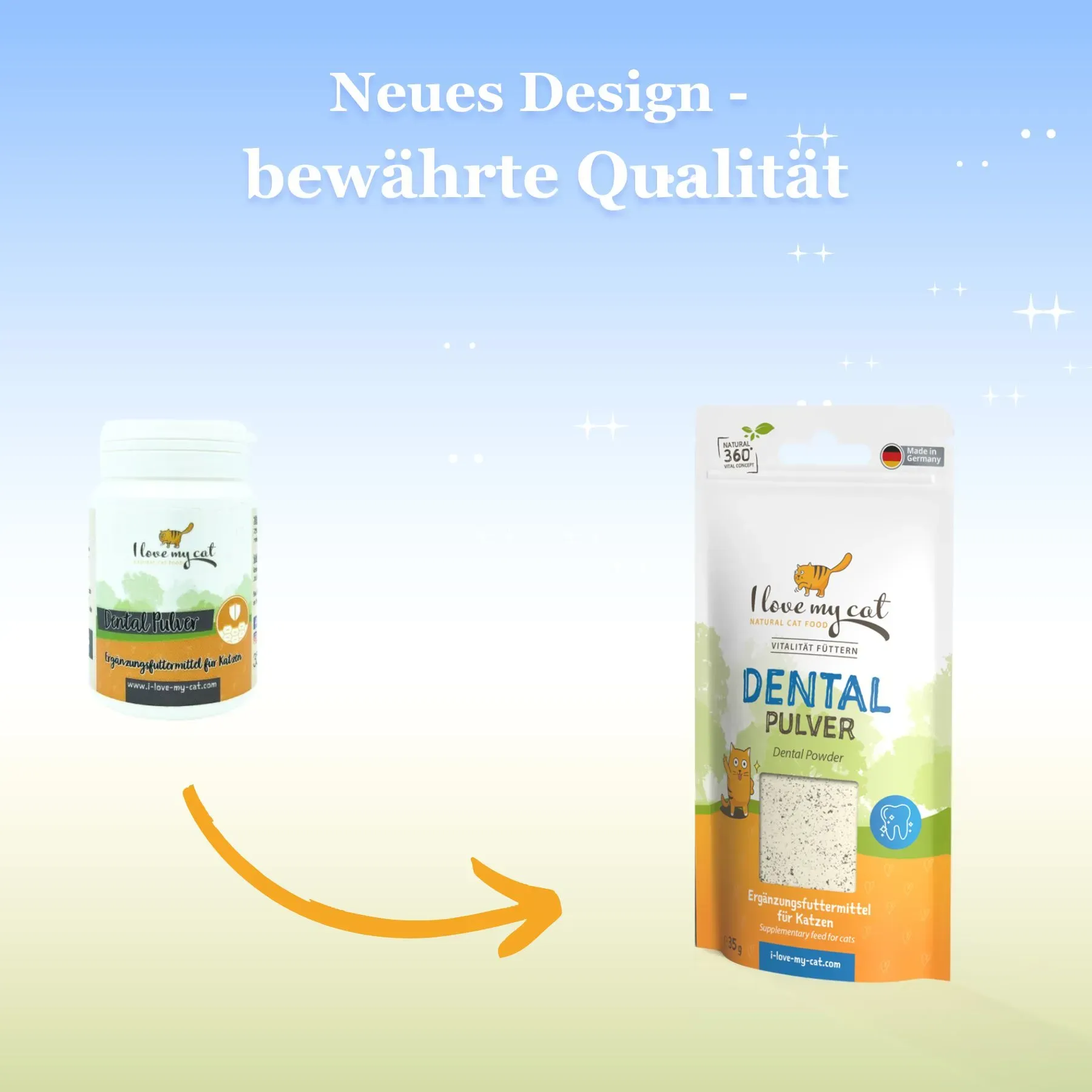I love my cat Nahrungsergänzung für Katzen - Dental Pulver 35 g