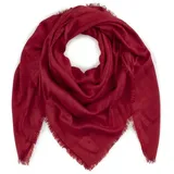 Codello Modetuch Premium XL-Tuch, mit Monogramm-Muster rot