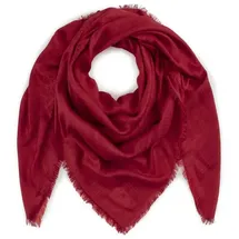 Codello Modetuch Premium XL-Tuch, mit Monogramm-Muster rot