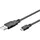 goobay USB-A auf Micro USB 0,3 m Schwarz