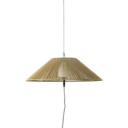 faro barcelona SAIGON OUT C100 Tragbare Lampe und ockerfarbene Aufhängung, Lochkappe, Lochkappe