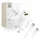 TECH-PROTECT Nca30 Pd 30W Qc3.0 USB-A / USB-C + USB-C / USB-C Kabel Weiß