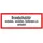 SafetyMarking® Hinweisschild Brandschutztür verkeilen, verstellen, festbinden oder ähnliches verboten 29,7 x 10,5 cm