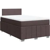 Maison Exclusive - Boxspringbett Mit Matratze Dunkelbraun 120x200