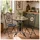 Hti-Living Gartentisch 55 x 55 x 68 cm Schwarz