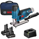 Bosch Akku-Stichsäge GST 12V-70 / 2x 4,0 Ah Akku + Ladegerät im Softbag