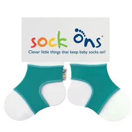Sock Ons Babysöckchenhalter türkis 0-6 Monate