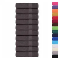 VidaXL Duschtücher 10 Stk. Anthrazit 70x140 cm 360 g/m2