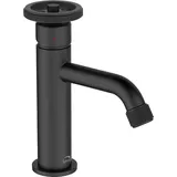 BADLAND Waschtischarmatur Wasserhahn Kleine MURO Mischbatterie für Badezimmer in Schwarz