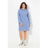 Ulla Popken Midikleid A-Linie Helle Kornblume 46/48