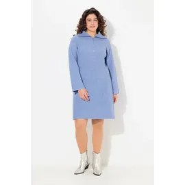Ulla Popken Midikleid A-Linie Helle Kornblume 46/48