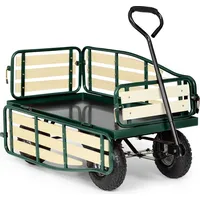 Waldbeck Ventura Handwagen Bollerwagen Schwerlast 300 kg Stahl