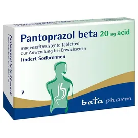 Pantoprazol beta 20mg acid 14 St.