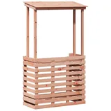 vidaXL Gartenbar mit Dach 112,5x57x195,5 cm Massivholz Kiefer