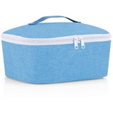 Reisenthel coolerbag M pocket Kühltasche mit Obermaterial aus recycelten PET-Flaschen Ideal für das Mittagessen unterwegs, Couleur:twist azure
