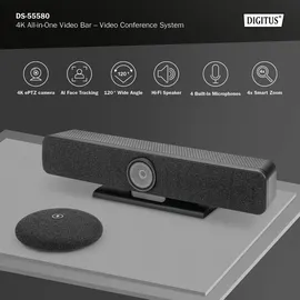Digitus 4K All-In-One Video Bar Pro - Videokonferenz-System