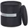 Beliani Pouf mit Stauraum 2er Set Samt 0 x 0 x 0 cm Schwarz
