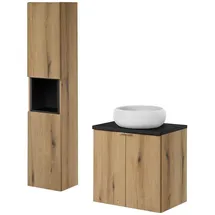 [en.casa] Skelbolu 60 cm Schwarz