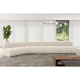 altdecor Ecksofa modulares Sofa Montra-L3 - 472x174x70 cm Beige