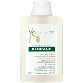Klorane Klorane, Shampoo, Shampoo mit Mandelmilch (200 ml, Flüssiges Shampoo)