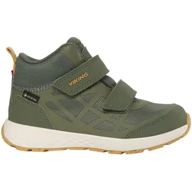Viking Kinder Veme Reflex Mid GTX 2V Schuhe (Größe 30, oliv)