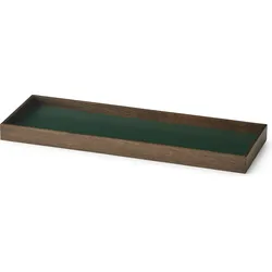 Frame Dekoratives Tablett S grün dunkle Eiche