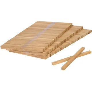 Eiche Hochkantlamelle 10 x 8 x 160 mm, 1 qm Industrieparkett Parkett massiv