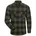 Flanellhemd Oliv/Schwarz M