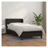 vidaXL Boxspringbett 100 x 200 cm Schwarz