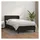 vidaXL Boxspringbett 100 x 200 cm Schwarz