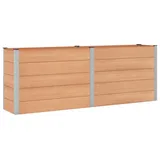 vidaXL Hochbeet 250 x 50 x 91 cm Braun