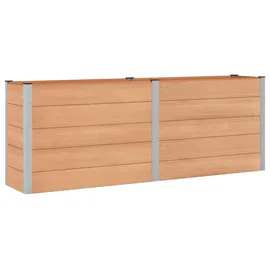 vidaXL Hochbeet 250 x 50 x 91 cm Braun