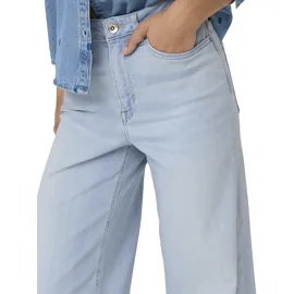 Only ONLMADISON BLUSH HW Wide DNM CRO495 NOOS Turquoise/Light Blue Bleached Denim S(36)/32