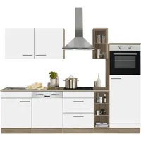 OPTIFIT Küchenzeile Kalmar 270 cm weiß