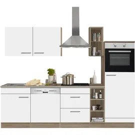 OPTIFIT Küchenzeile Kalmar 270 cm weiß