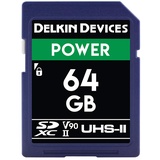 Delkin Devices 64 GB Power SDXC 2000 x uhs-ii U3/V90 Speicherkarte