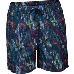ARENA Kinder Badeshorts BOYS BEACH BOXER ALLOVER, WAVES MULTI, 164